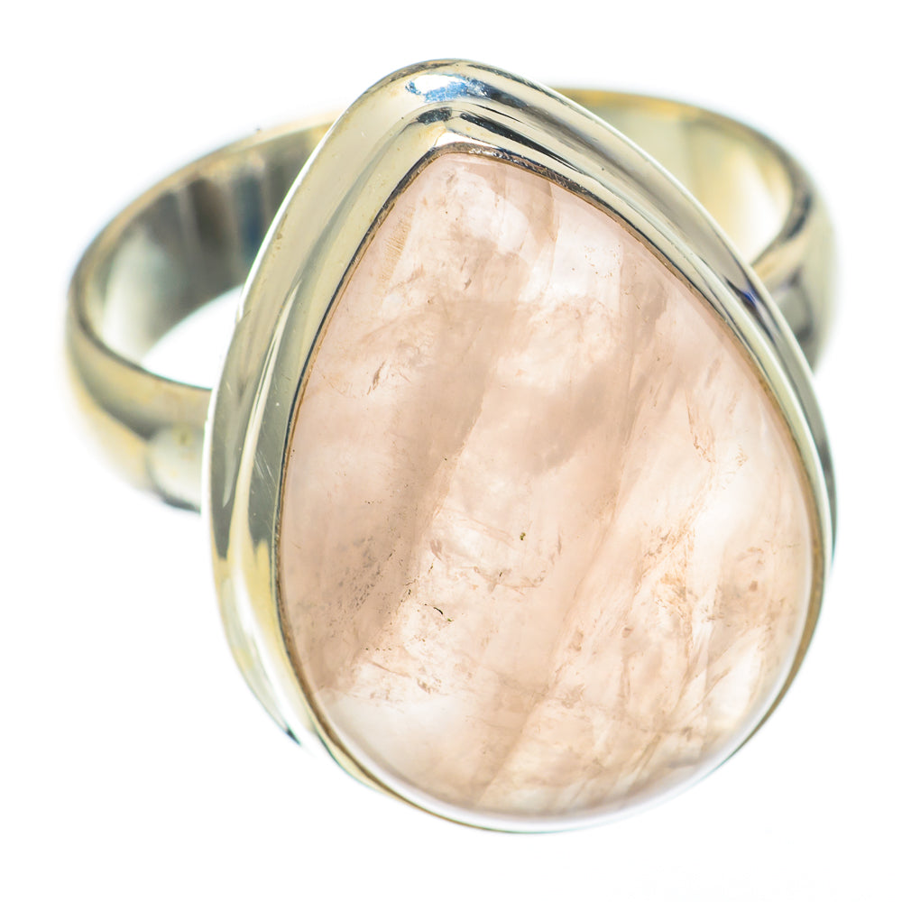 Rose Quartz Rings handcrafted by Ana Silver Co - RING68158