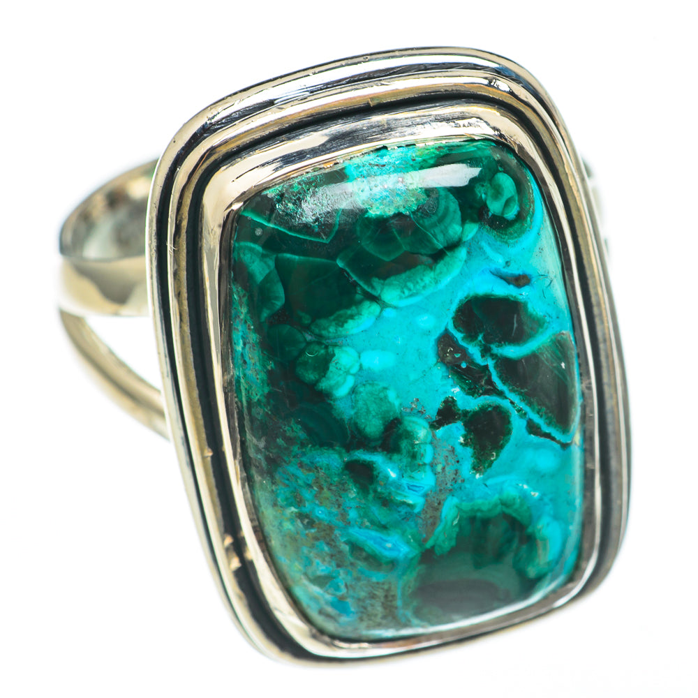 Chrysocolla Rings handcrafted by Ana Silver Co - RING68174