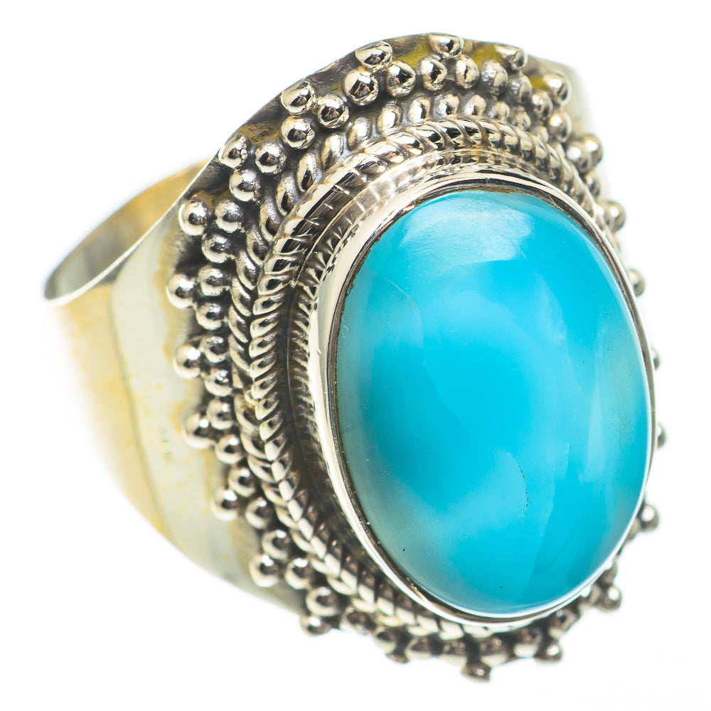 Larimar Rings handcrafted by Ana Silver Co - RING68205