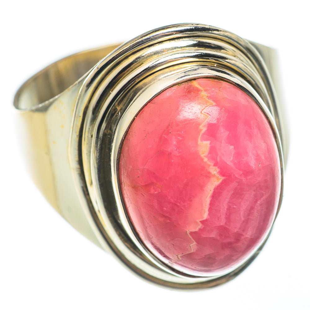 Rhodochrosite Rings handcrafted by Ana Silver Co - RING68243