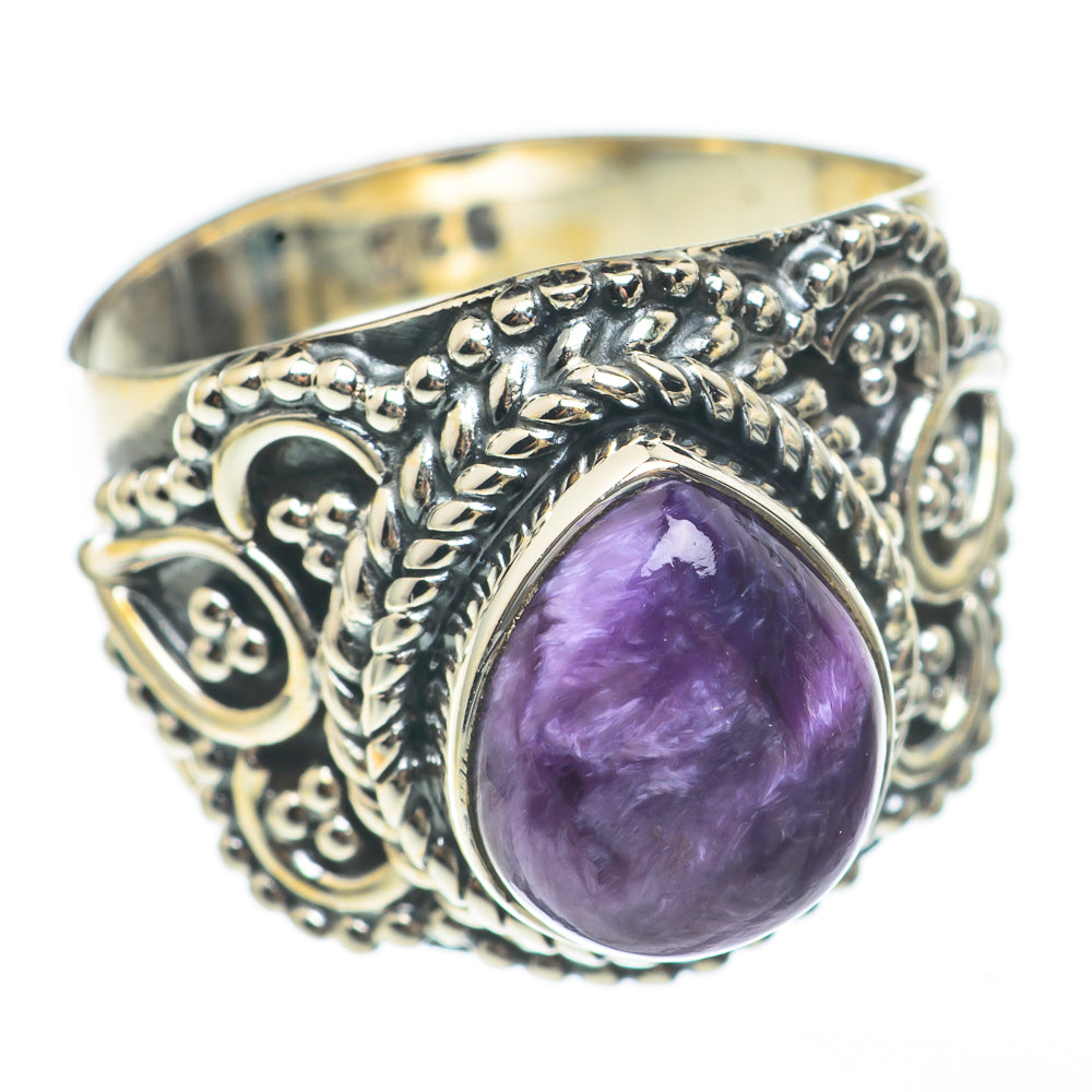 Charoite Rings handcrafted by Ana Silver Co - RING68245