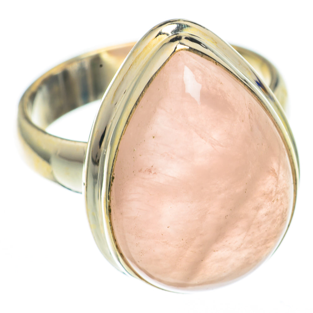 Rose Quartz Rings handcrafted by Ana Silver Co - RING68269