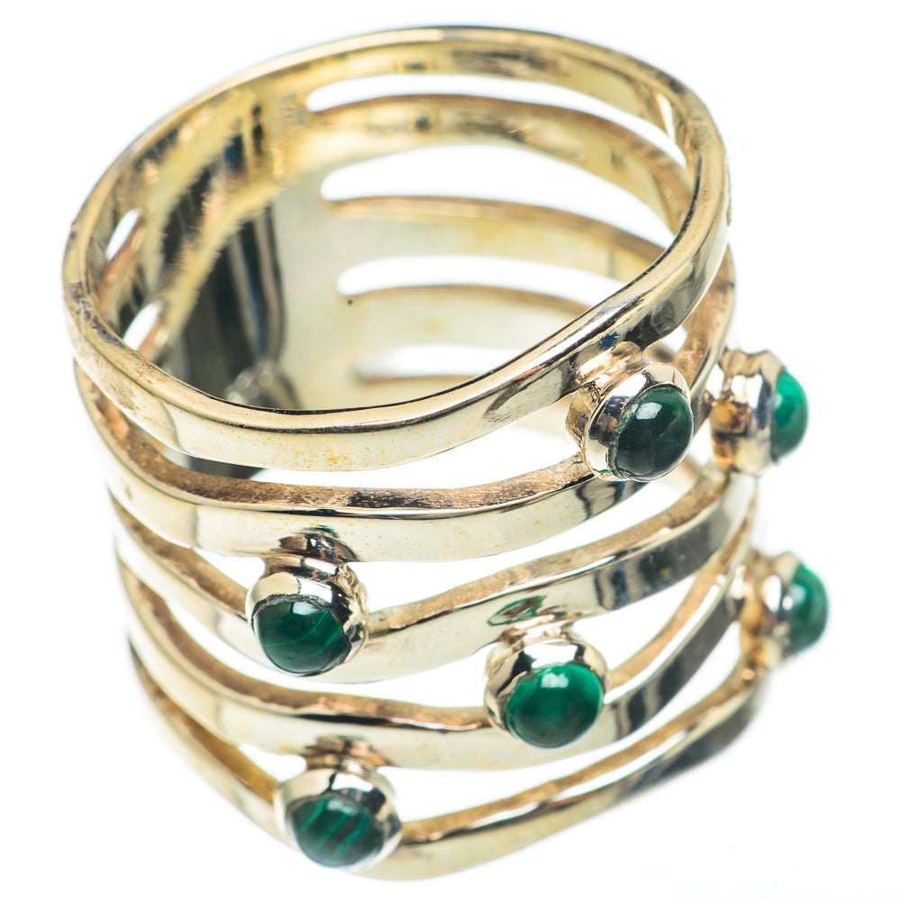 Malachite Rings handcrafted by Ana Silver Co - RING68325
