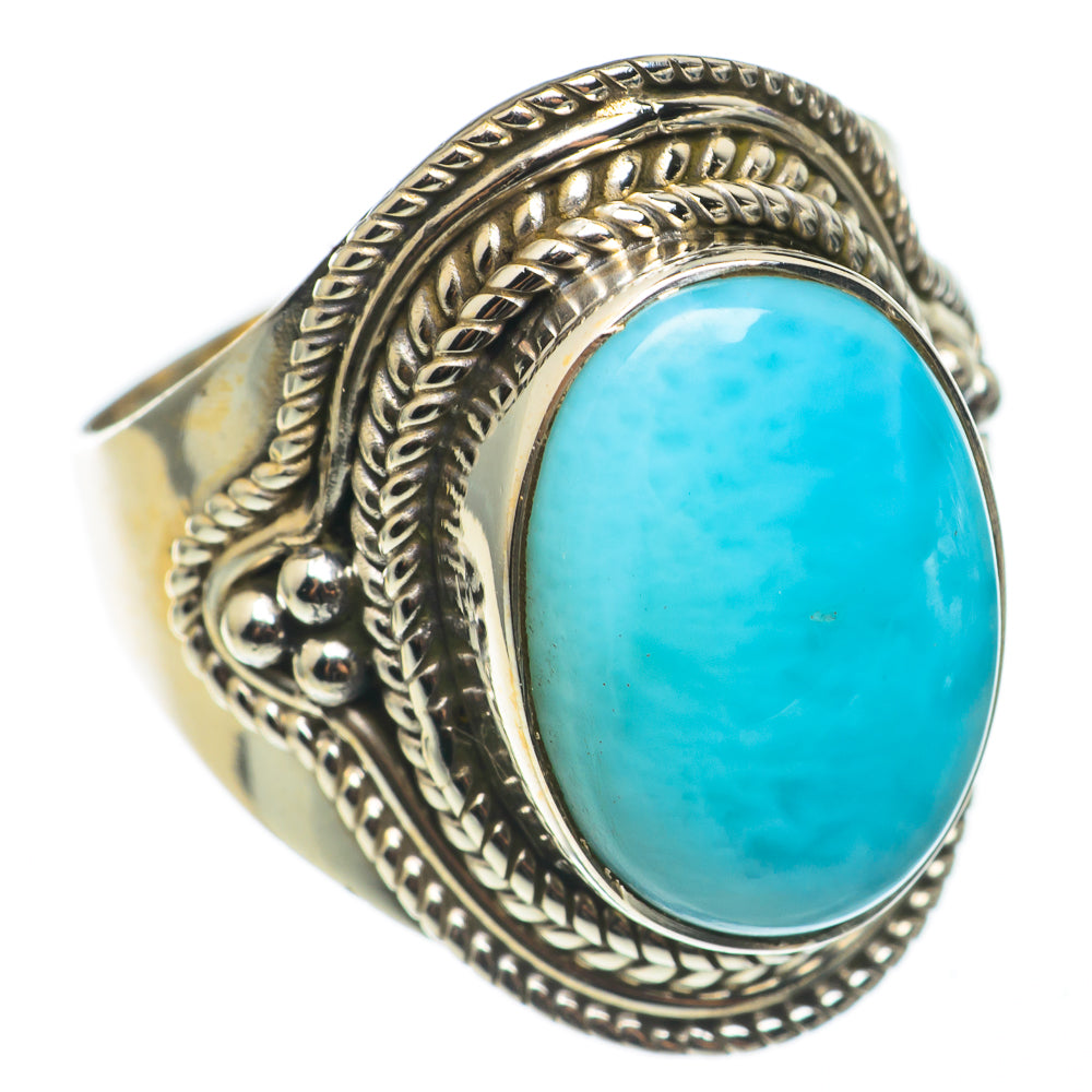 Larimar Rings handcrafted by Ana Silver Co - RING68444