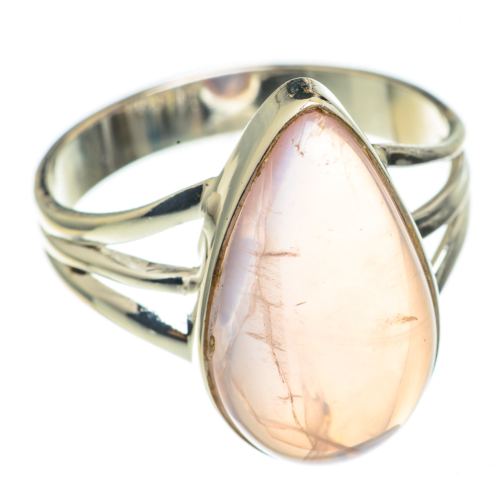Rose Quartz Rings handcrafted by Ana Silver Co - RING68490