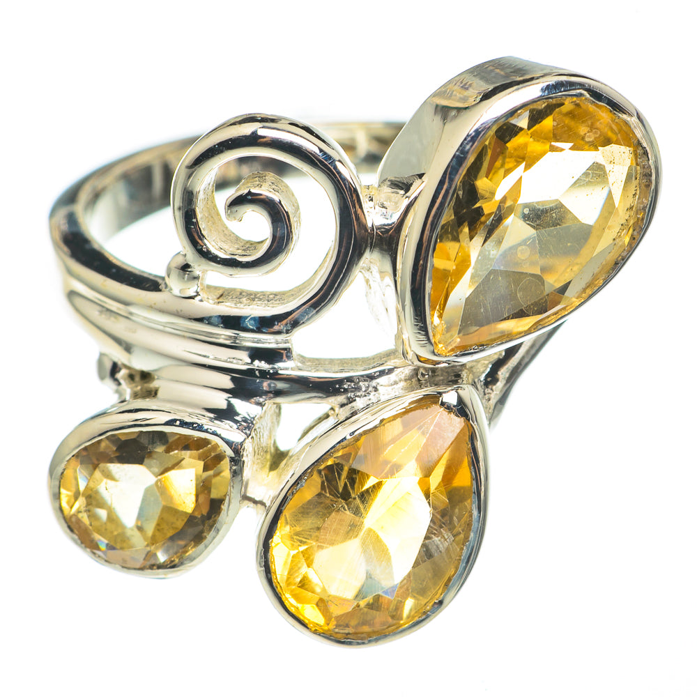 Citrine Rings handcrafted by Ana Silver Co - RING68518