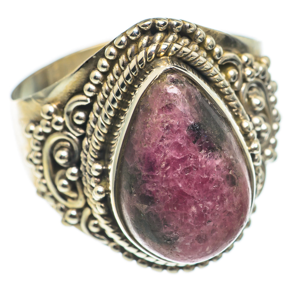 Rhodonite Rings handcrafted by Ana Silver Co - RING68522