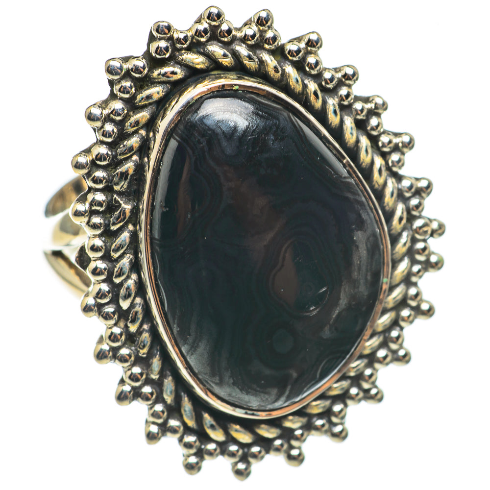 Psilomelane Rings handcrafted by Ana Silver Co - RING68581
