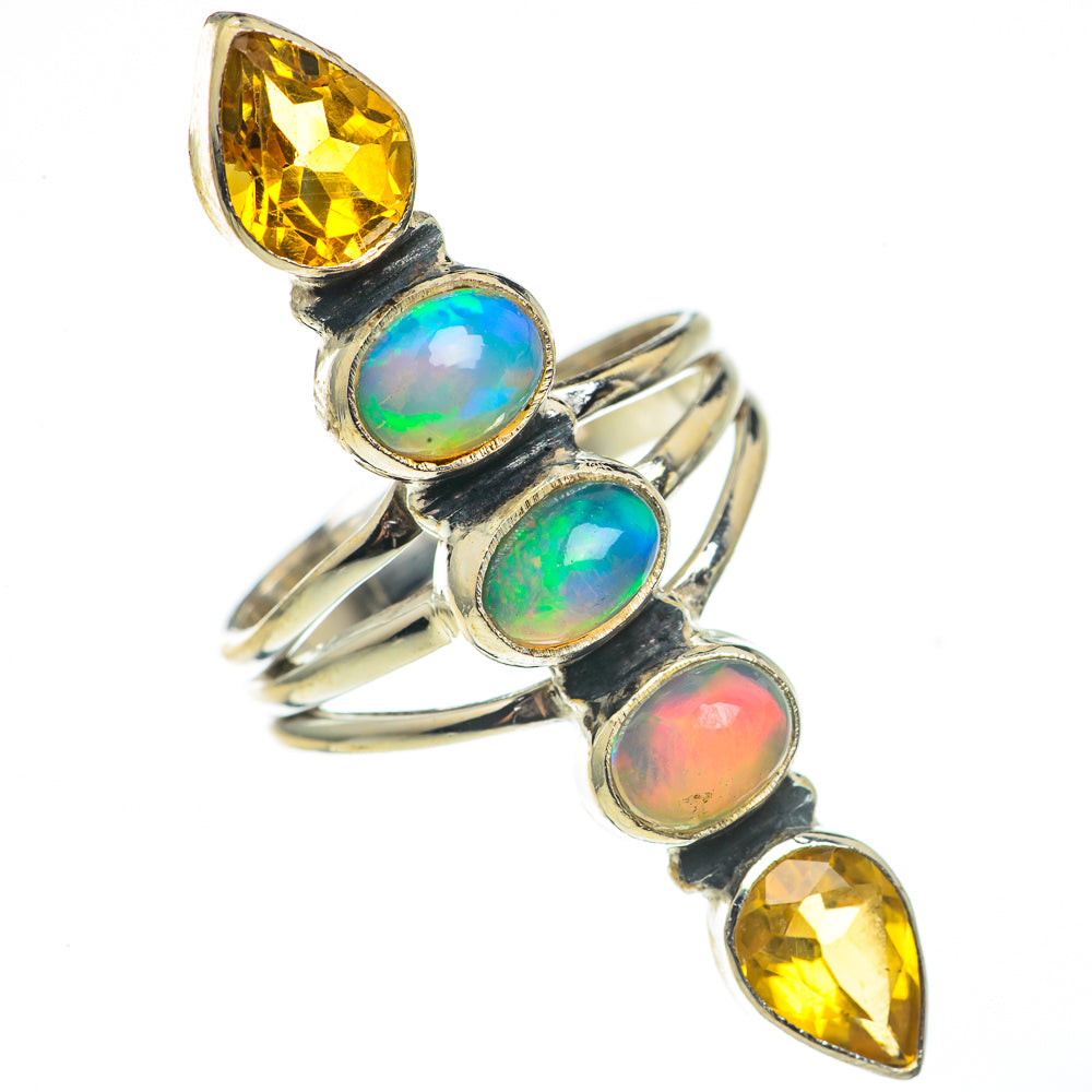 Ethiopian Opal Rings handcrafted by Ana Silver Co - RING68650
