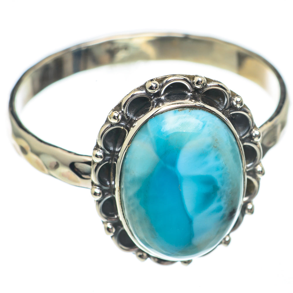 Larimar Rings handcrafted by Ana Silver Co - RING68675