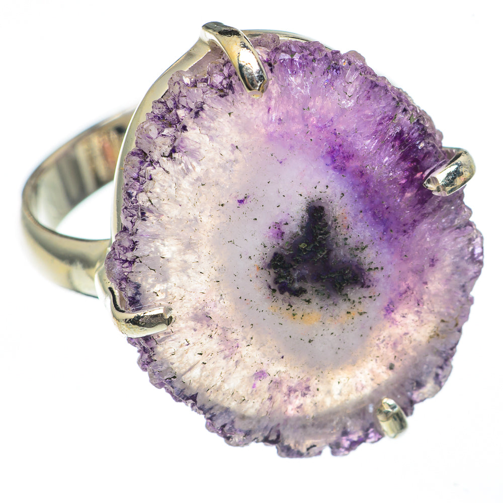 Amethyst Stalactite Rings handcrafted by Ana Silver Co - RING68730