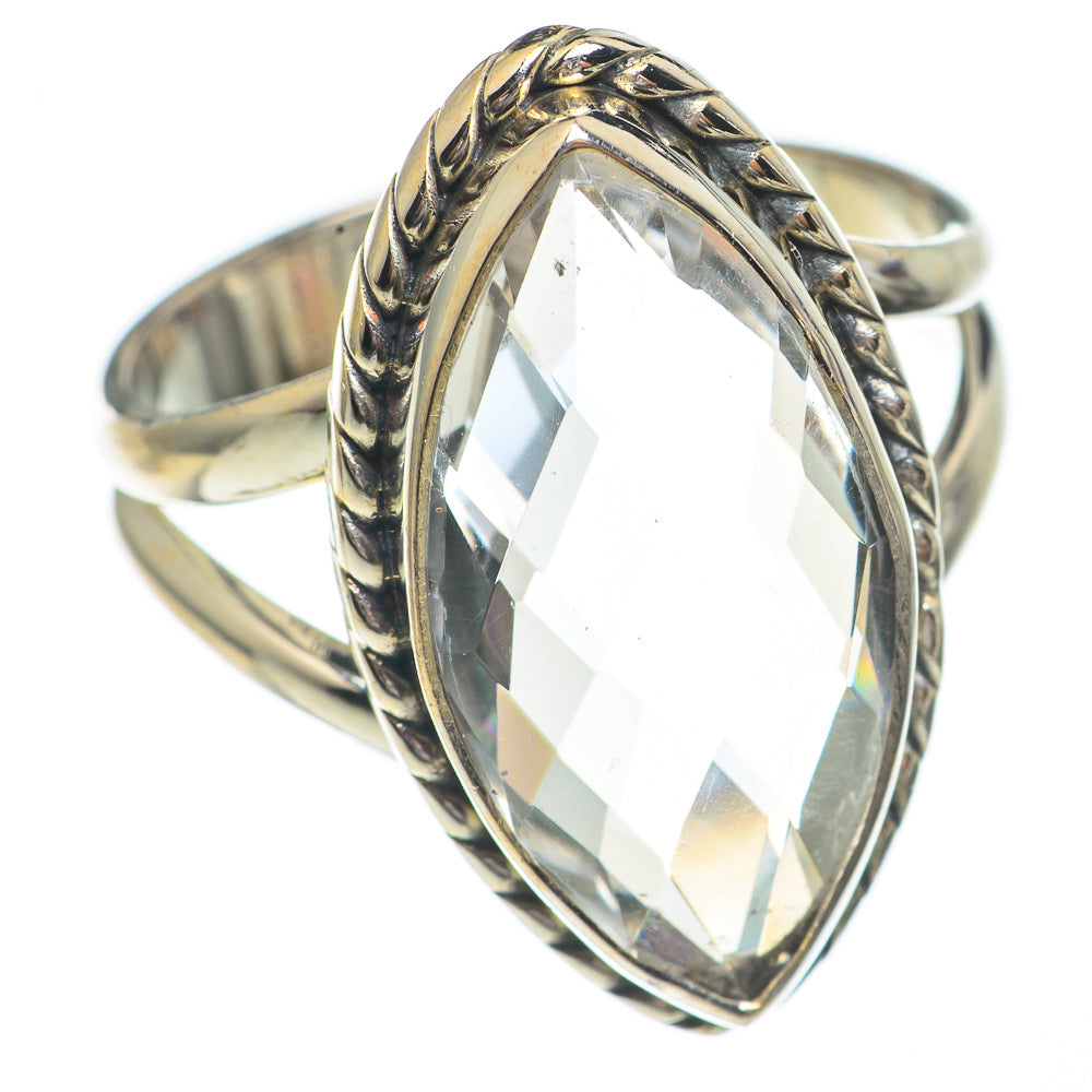 White Quartz Rings handcrafted by Ana Silver Co - RING68740
