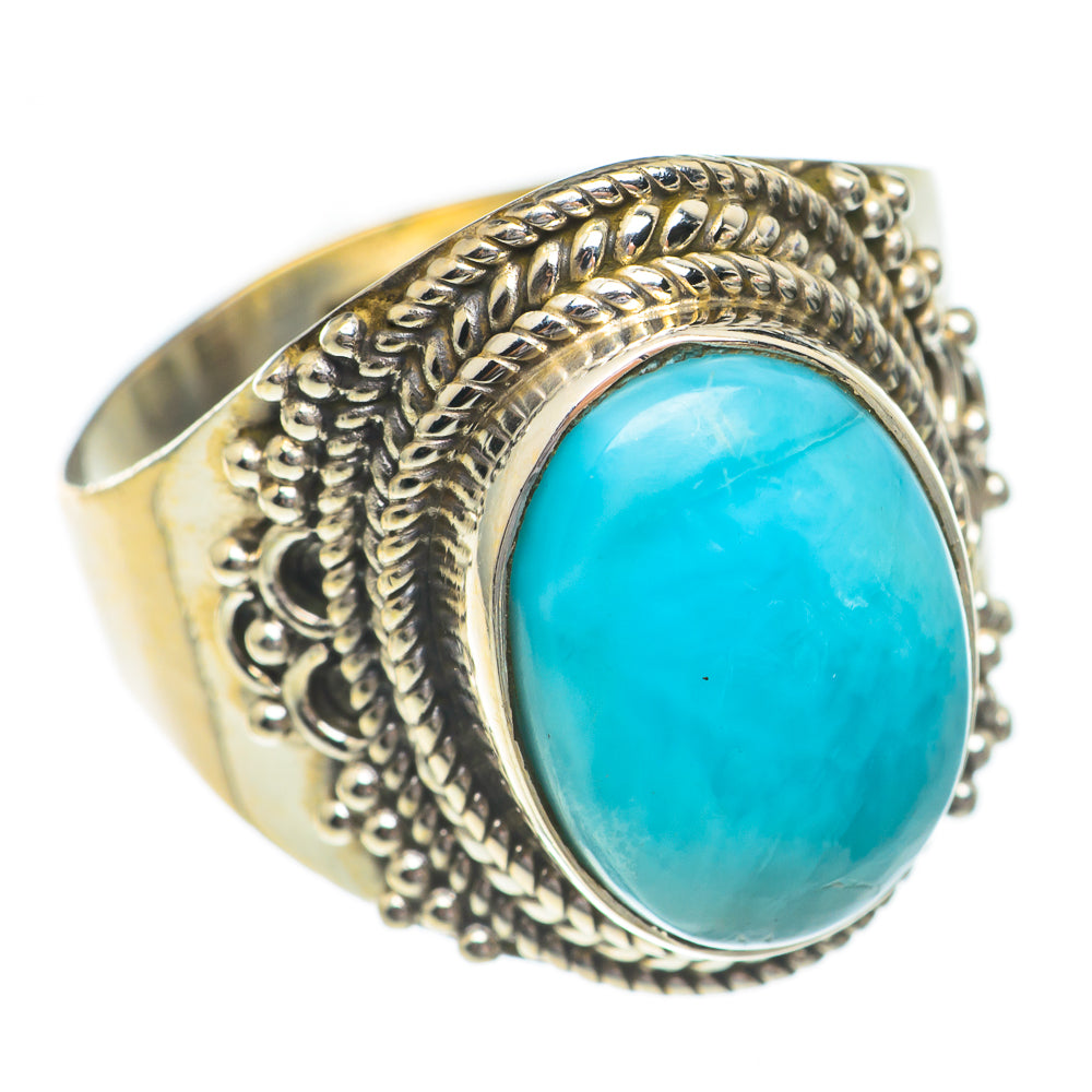 Larimar Rings handcrafted by Ana Silver Co - RING68844