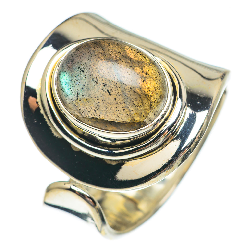 Labradorite Rings handcrafted by Ana Silver Co - RING68846