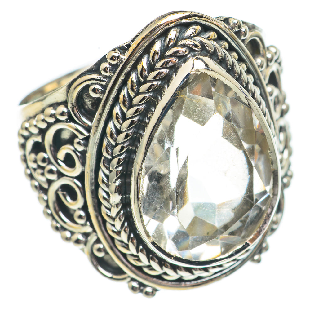 White Quartz Rings handcrafted by Ana Silver Co - RING68866