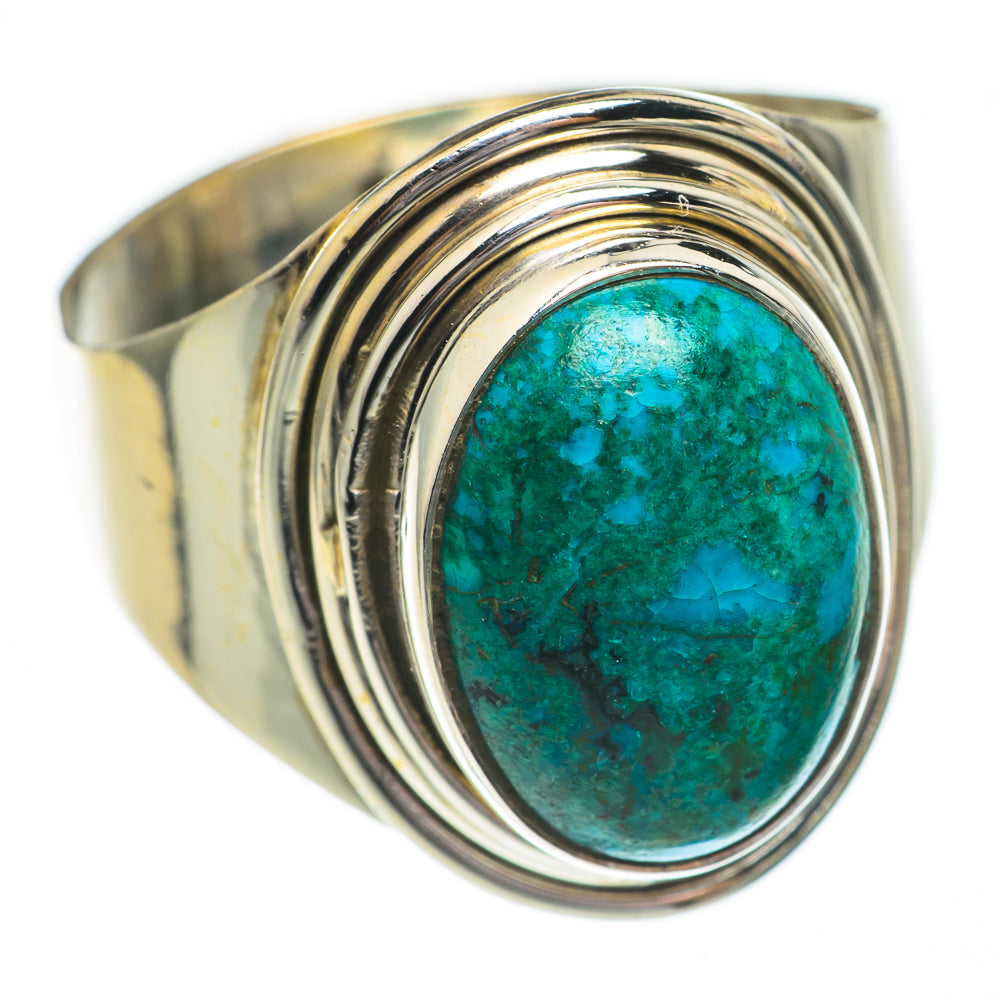 Chrysocolla Rings handcrafted by Ana Silver Co - RING68876