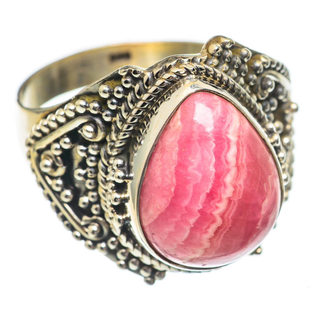 Rhodochrosite Rings handcrafted by Ana Silver Co - RING68918