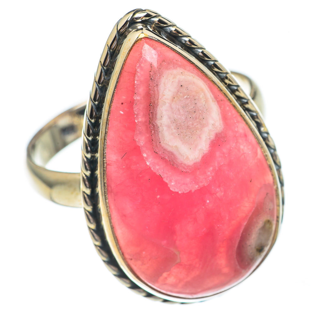 Rhodochrosite Rings handcrafted by Ana Silver Co - RING68939