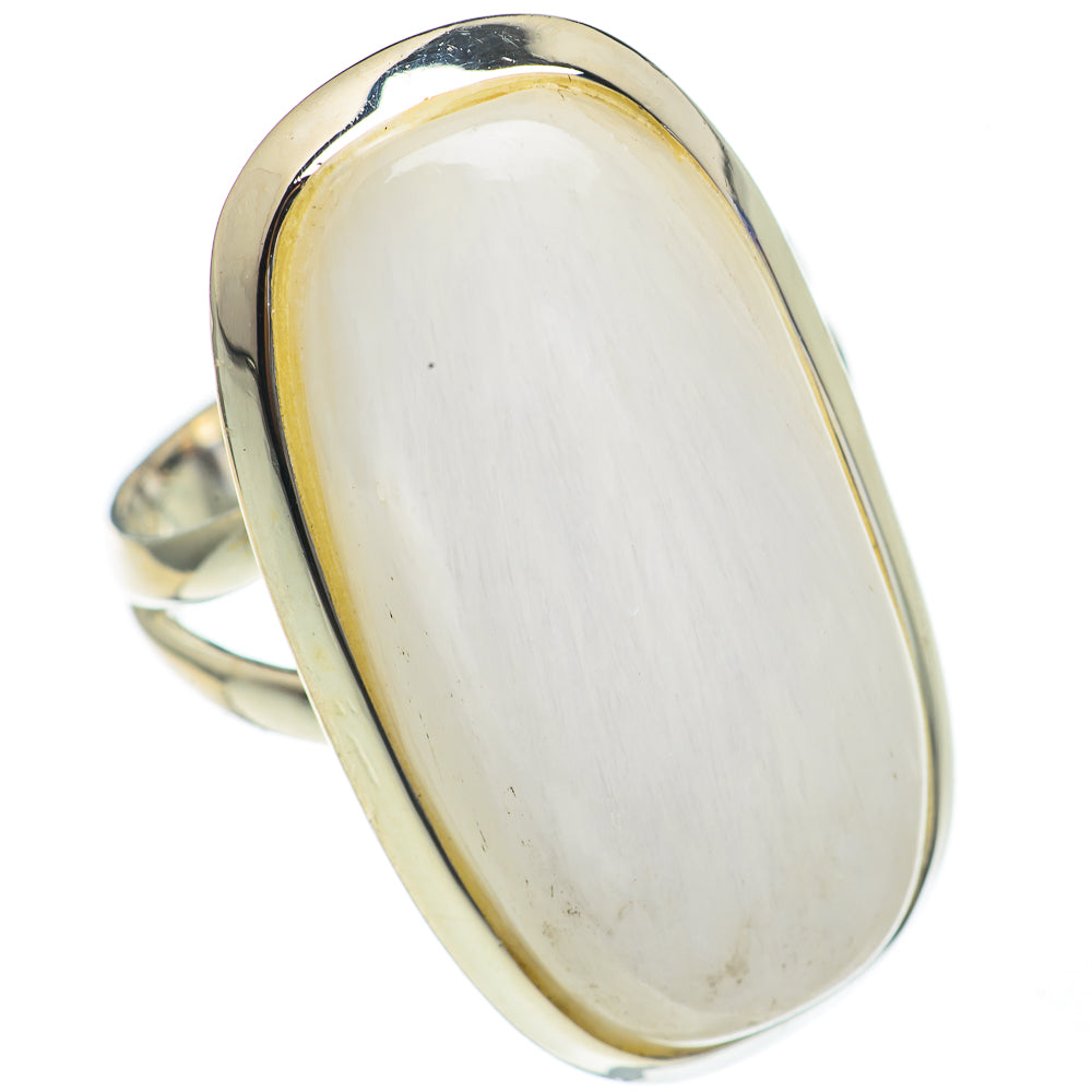 Blue Lace Agate Rings handcrafted by Ana Silver Co - RING68948