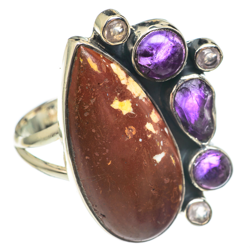 Mahogany Obsidian Rings handcrafted by Ana Silver Co - RING68967