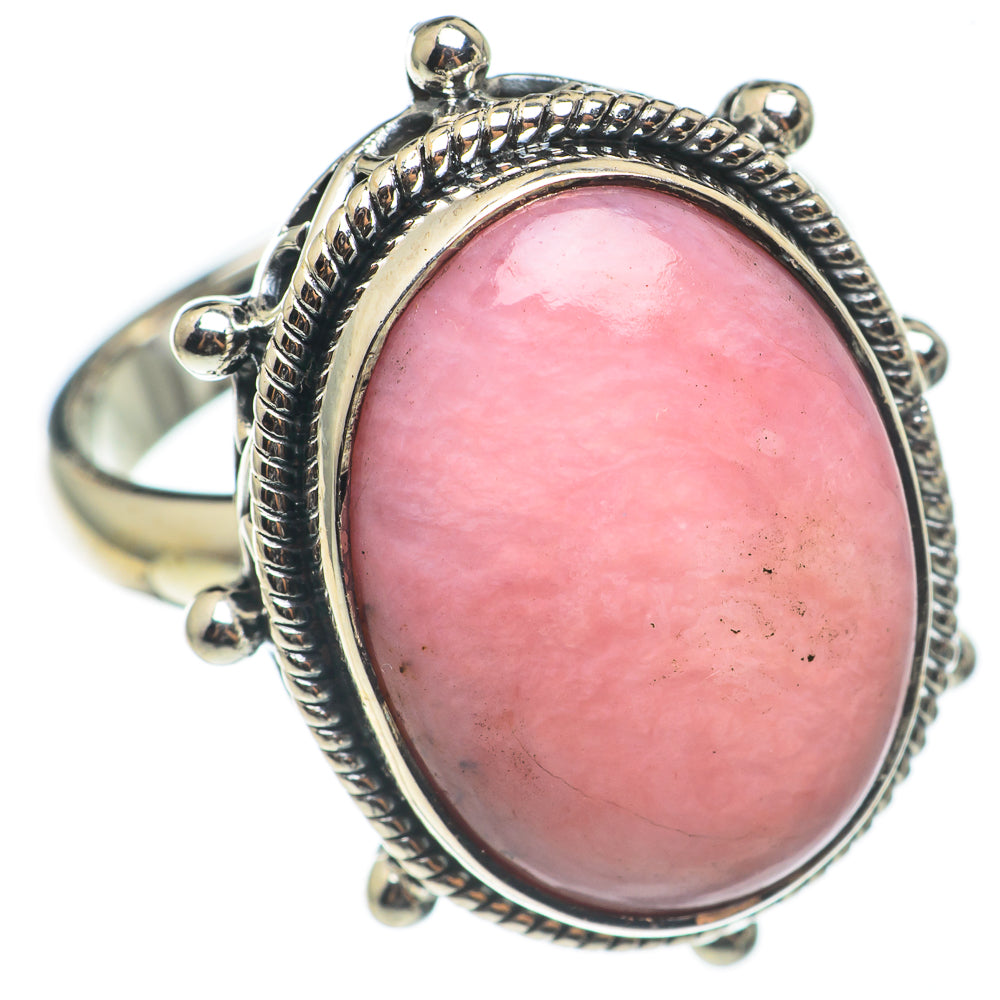 Pink Opal Rings handcrafted by Ana Silver Co - RING69001