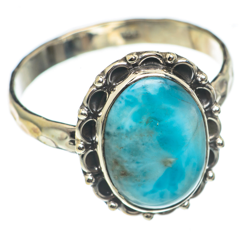 Larimar Rings handcrafted by Ana Silver Co - RING69023