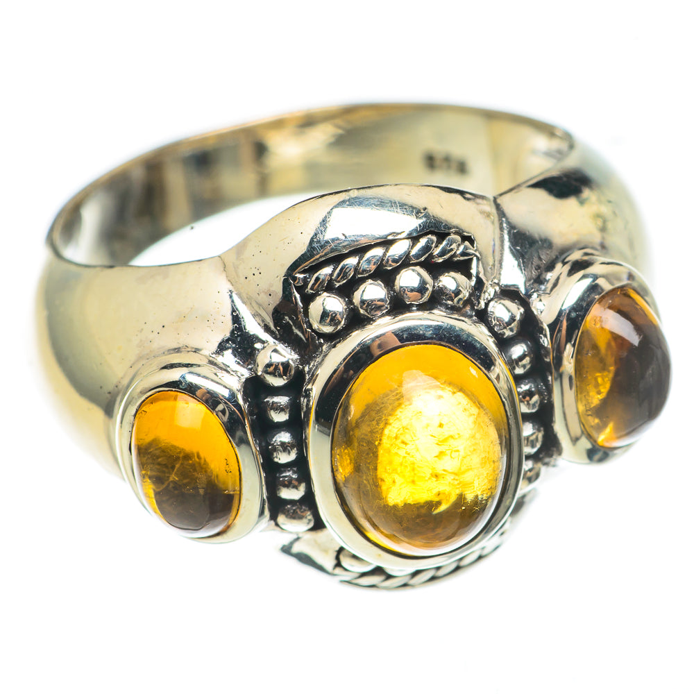 Citrine Rings handcrafted by Ana Silver Co - RING69036