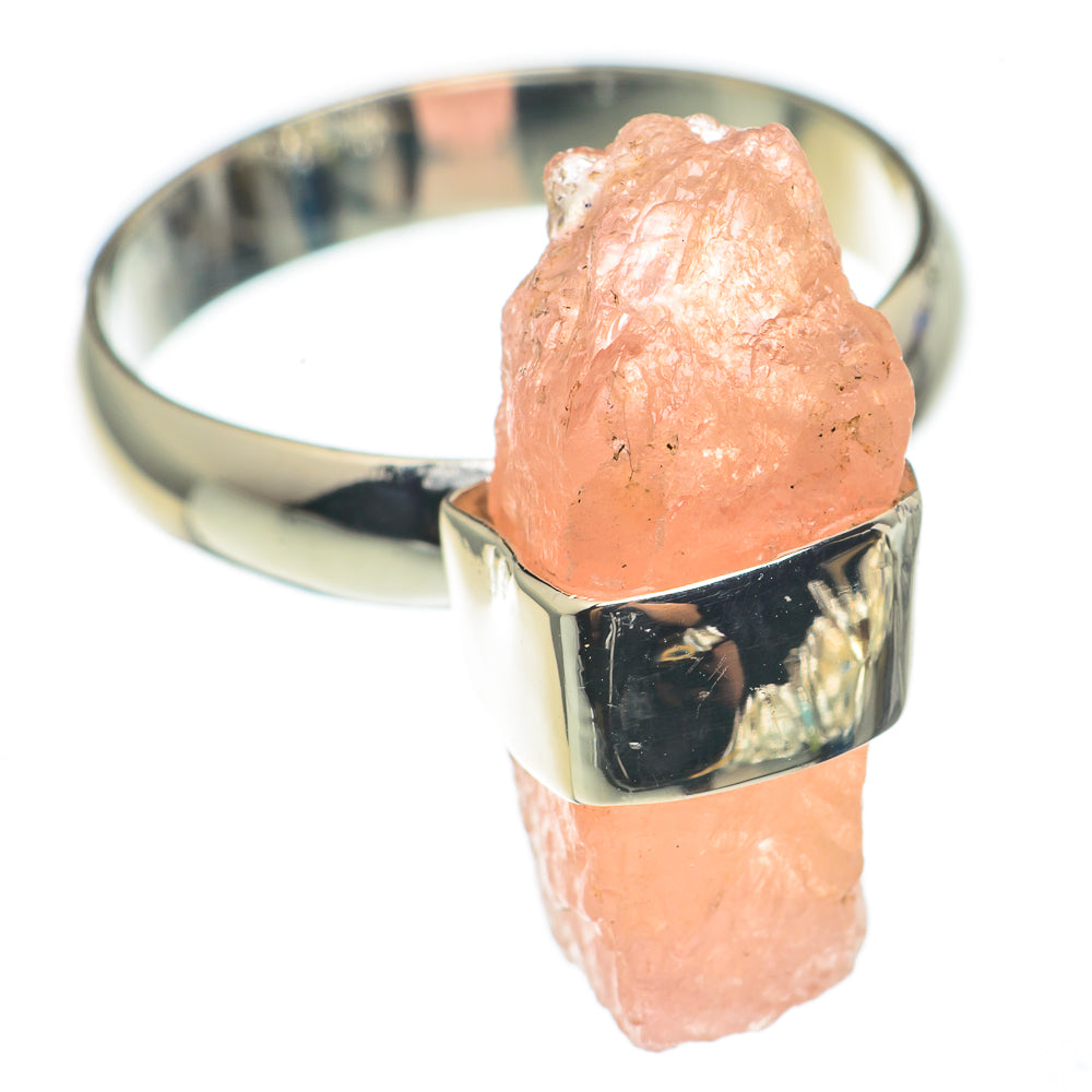 Rose Quartz Rings handcrafted by Ana Silver Co - RING69038