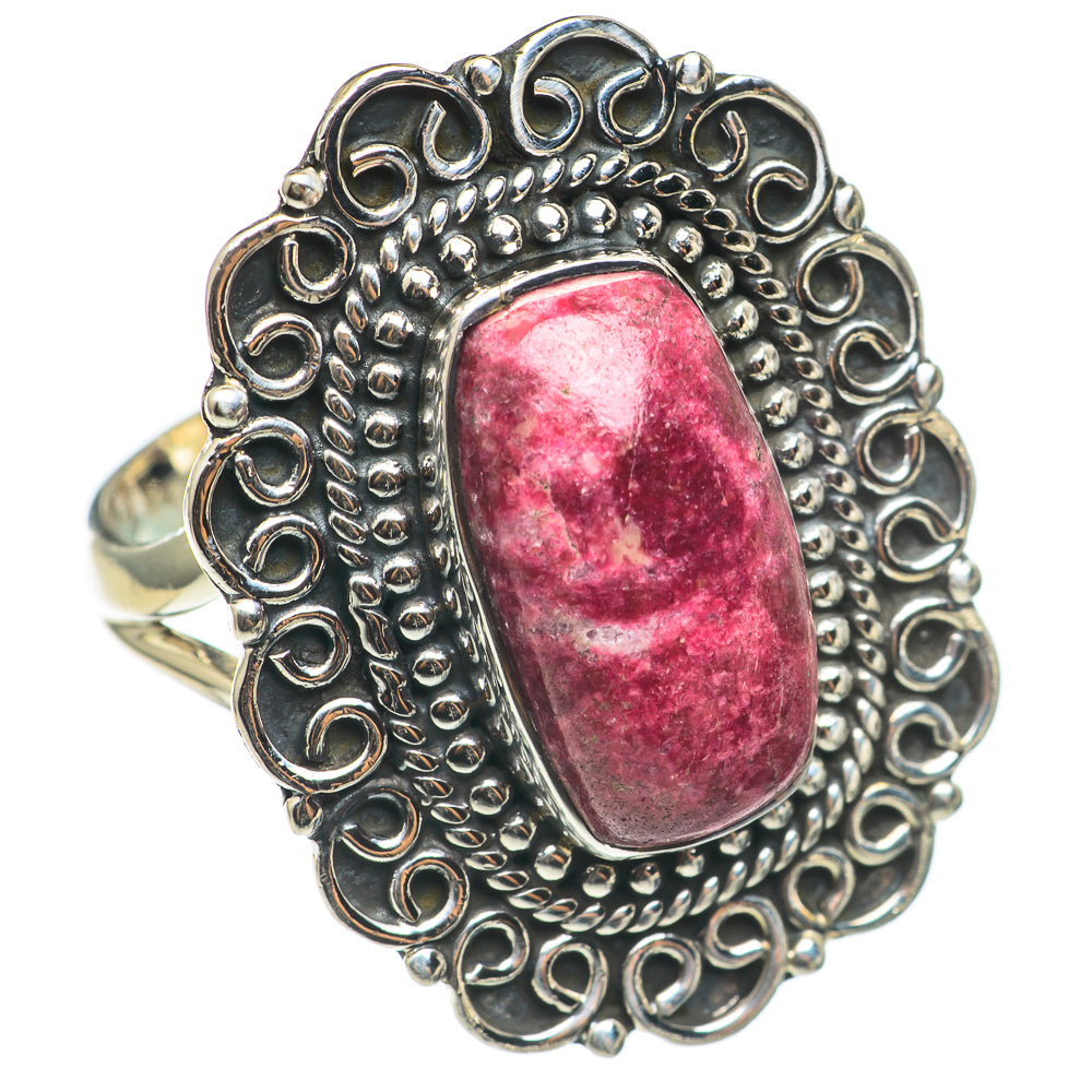 Thulite Rings handcrafted by Ana Silver Co - RING69075
