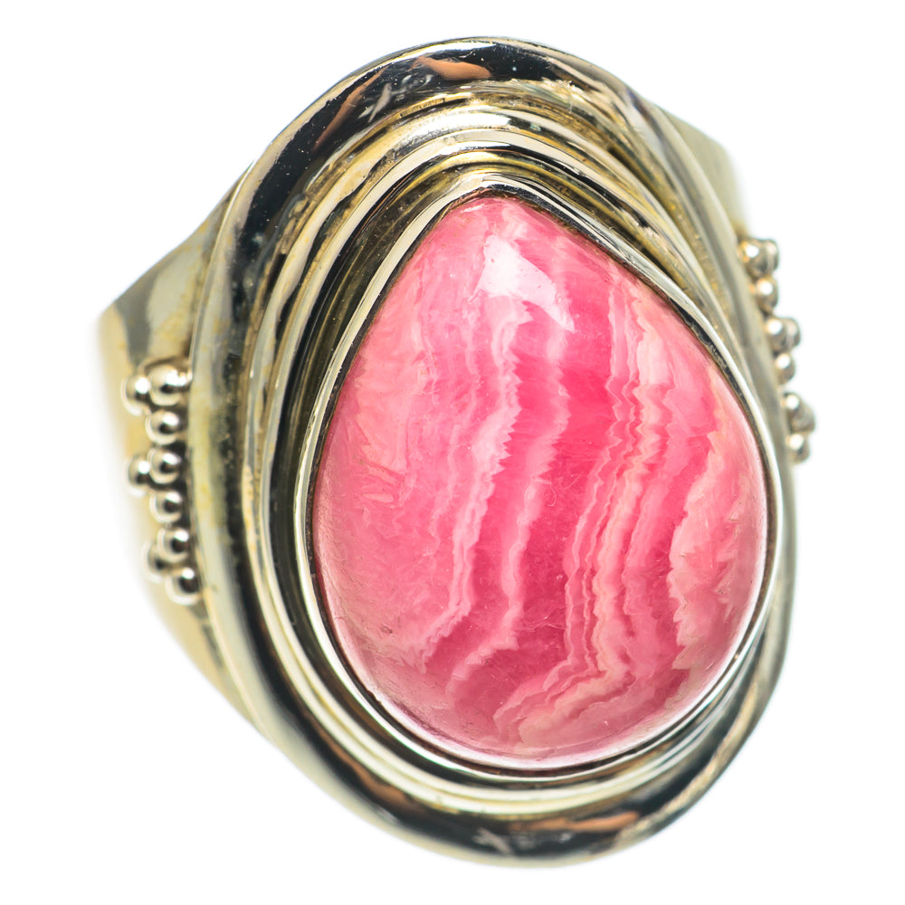 Rhodochrosite Rings handcrafted by Ana Silver Co - RING69076