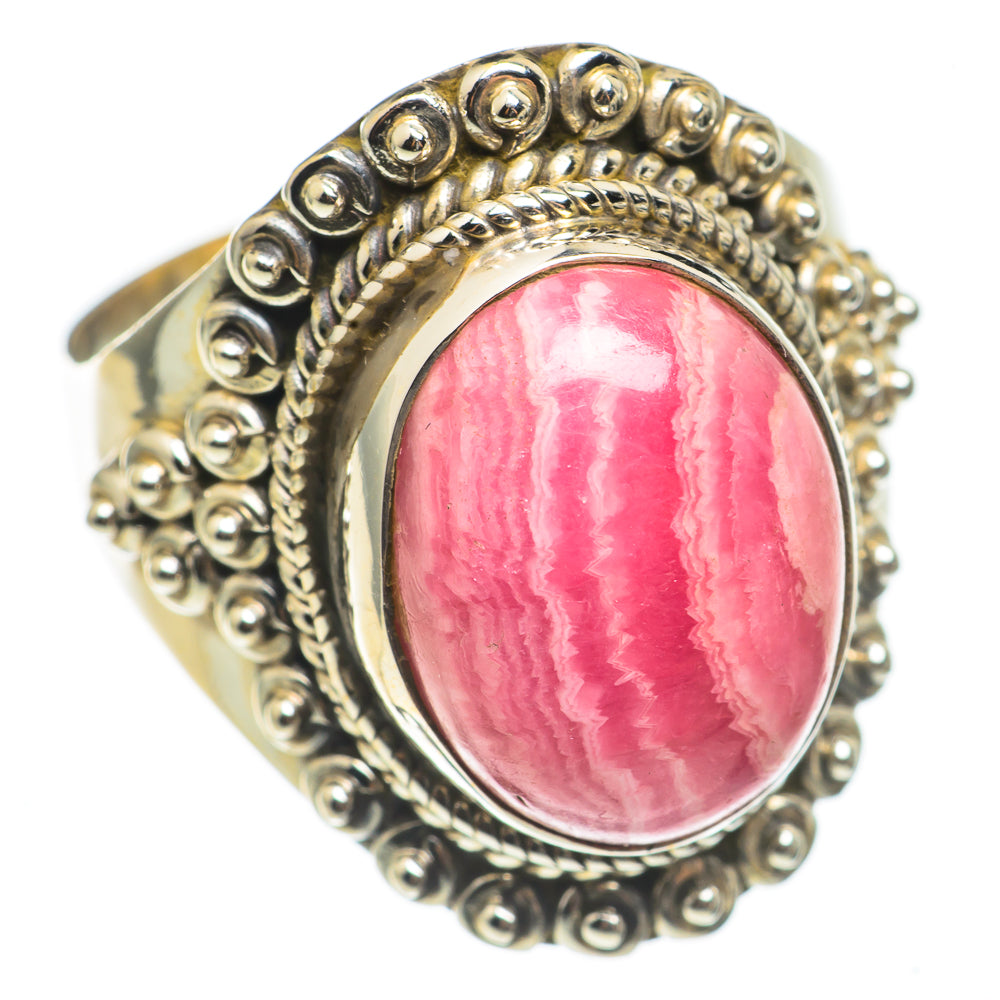 Rhodochrosite Rings handcrafted by Ana Silver Co - RING69115