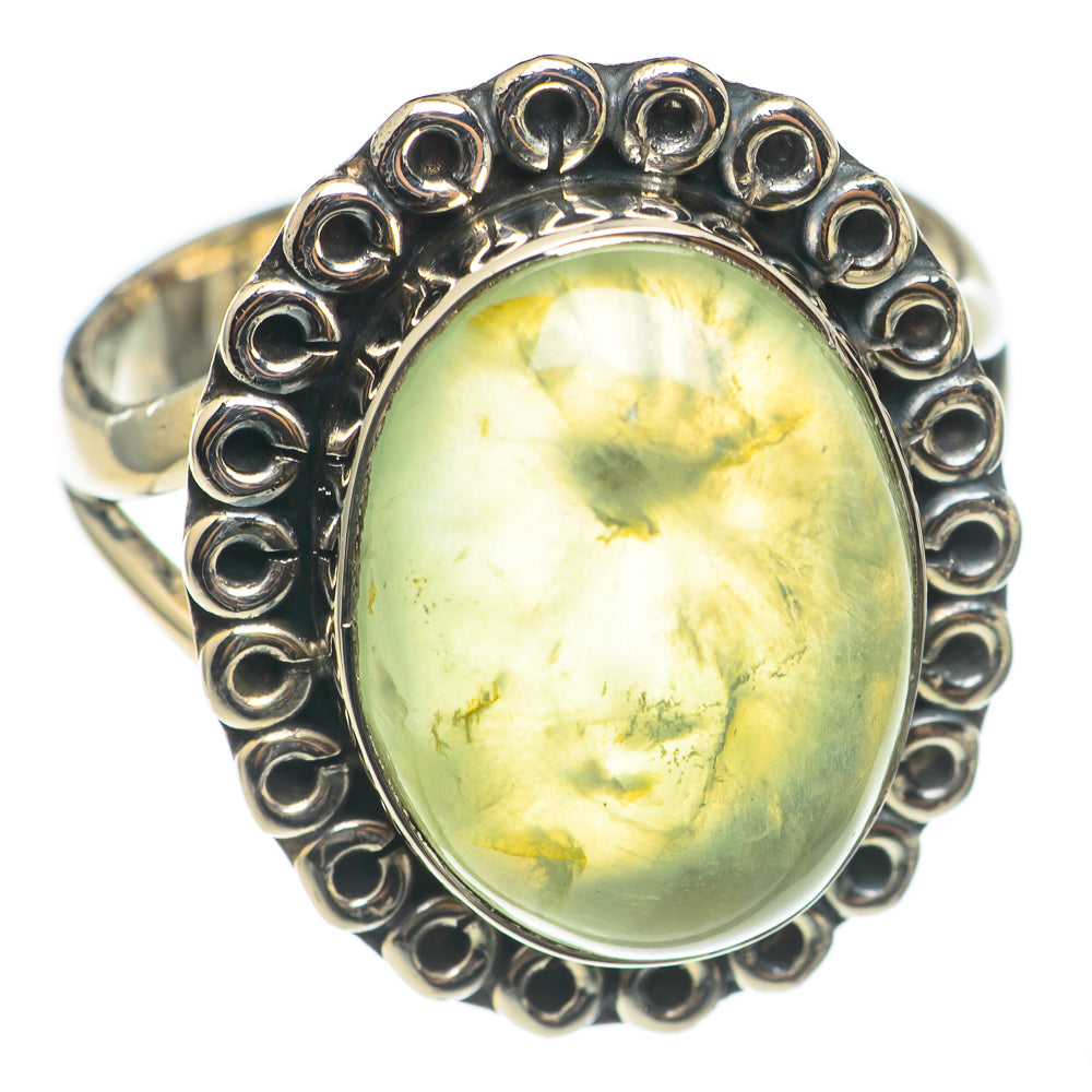 Prehnite Rings handcrafted by Ana Silver Co - RING69135