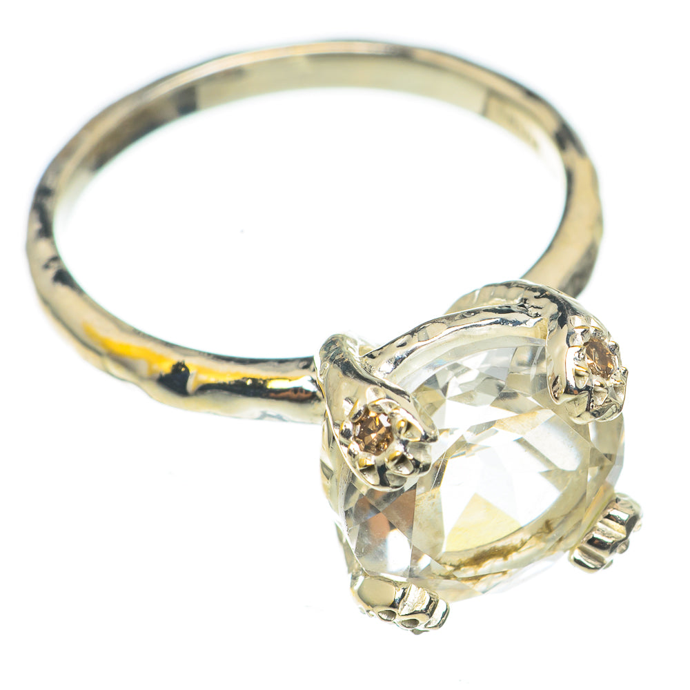 White Quartz Rings handcrafted by Ana Silver Co - RING69160