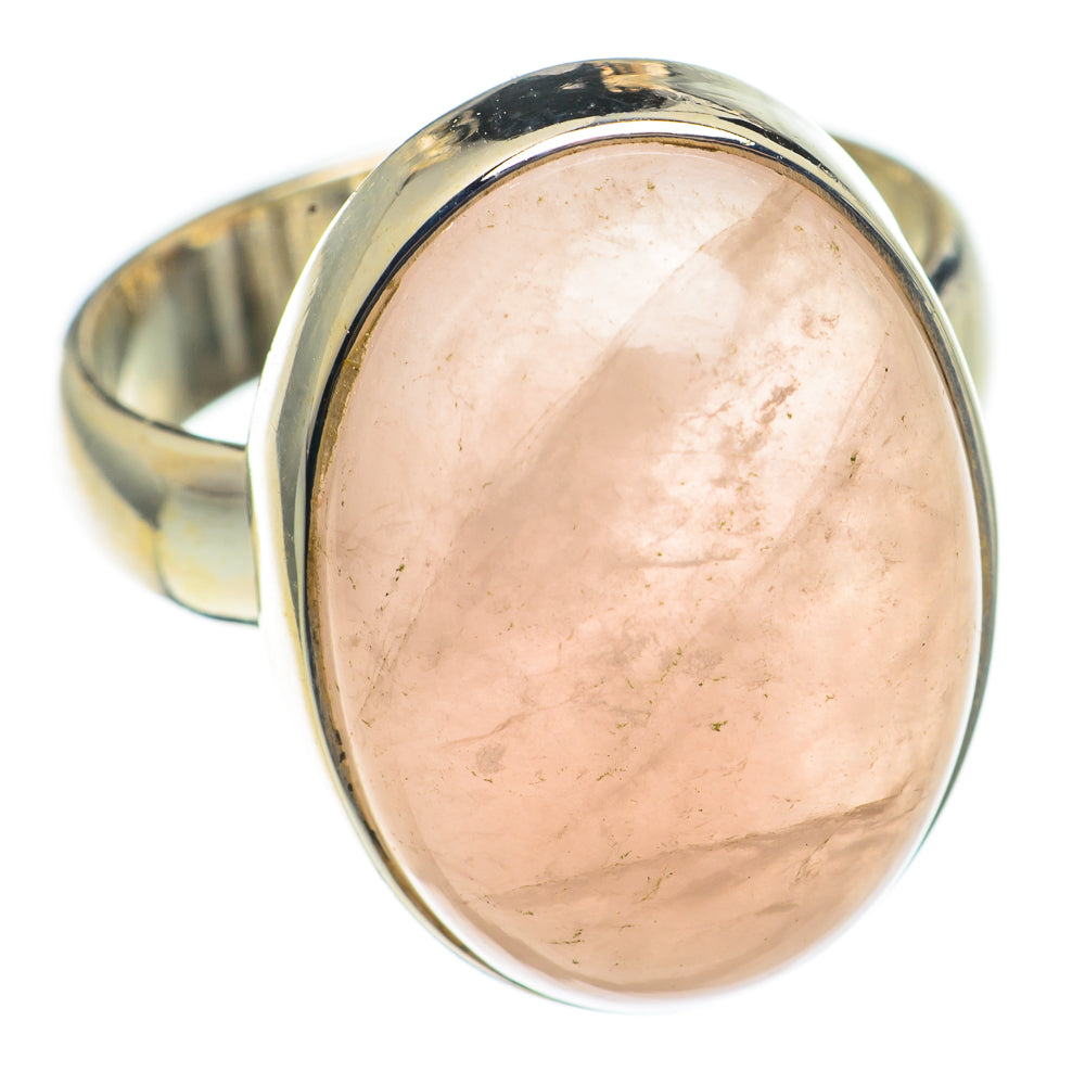 Rose Quartz Rings handcrafted by Ana Silver Co - RING69184