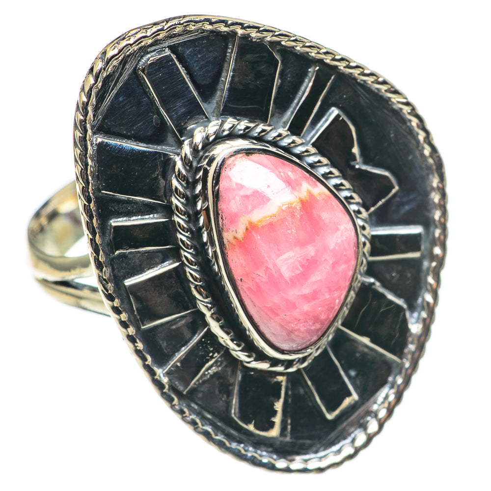 Rhodochrosite Rings handcrafted by Ana Silver Co - RING69274