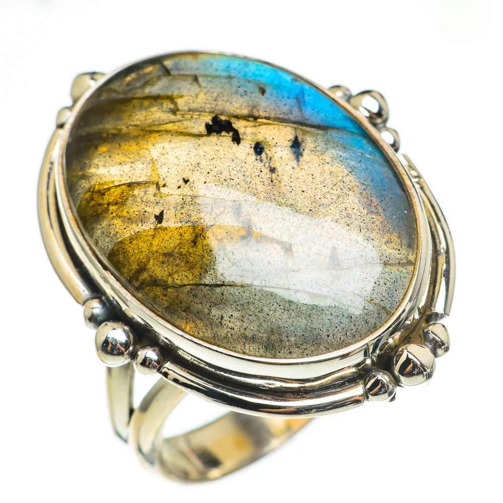 Labradorite Rings handcrafted by Ana Silver Co - RING69294