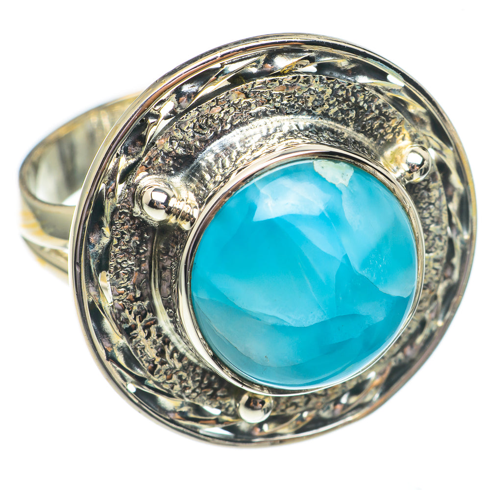 Larimar Rings handcrafted by Ana Silver Co - RING69337