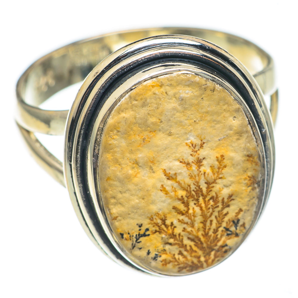 Germany Psilomelane Dendrite Rings handcrafted by Ana Silver Co - RING69347