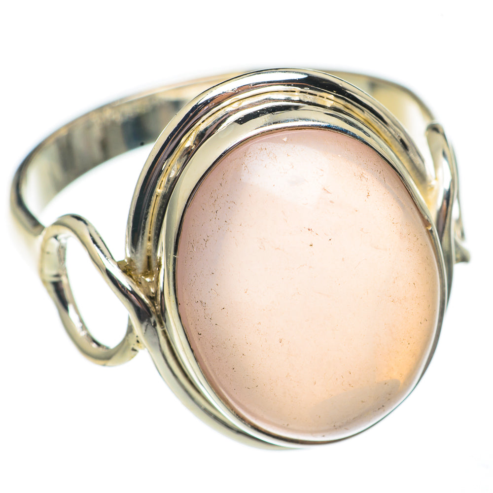Rose Quartz Rings handcrafted by Ana Silver Co - RING69354