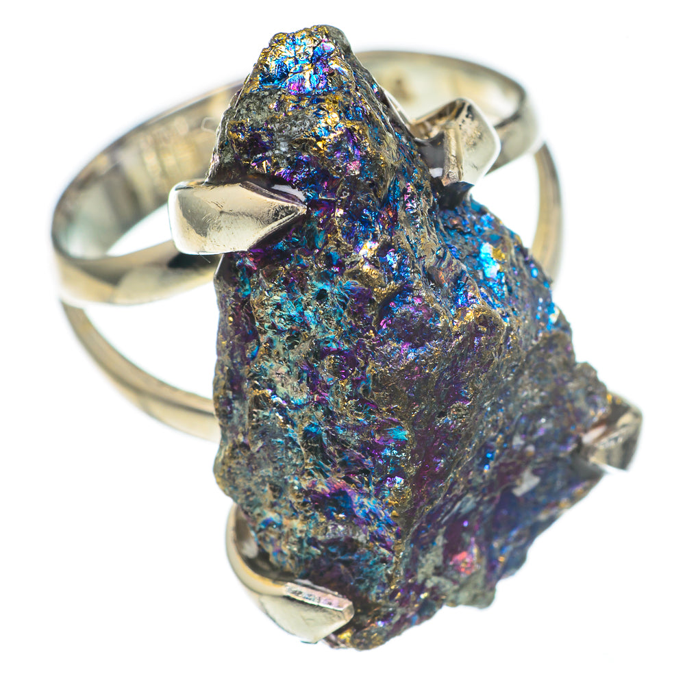 Titanium Sunshine Druzy Rings handcrafted by Ana Silver Co - RING69376