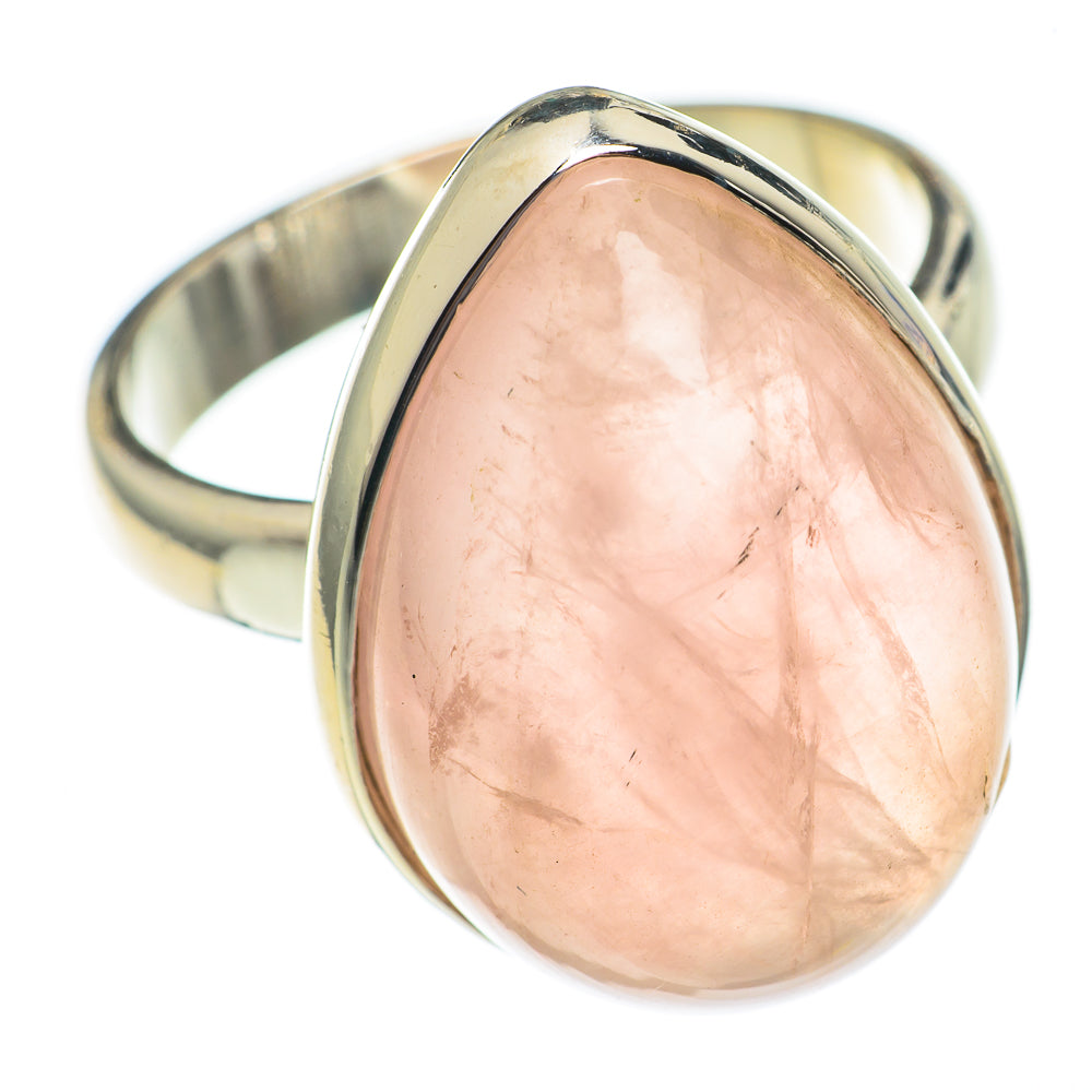 Rose Quartz Rings handcrafted by Ana Silver Co - RING69394