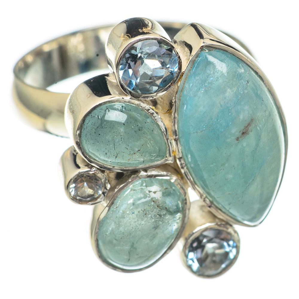 Aquamarine Rings handcrafted by Ana Silver Co - RING69453