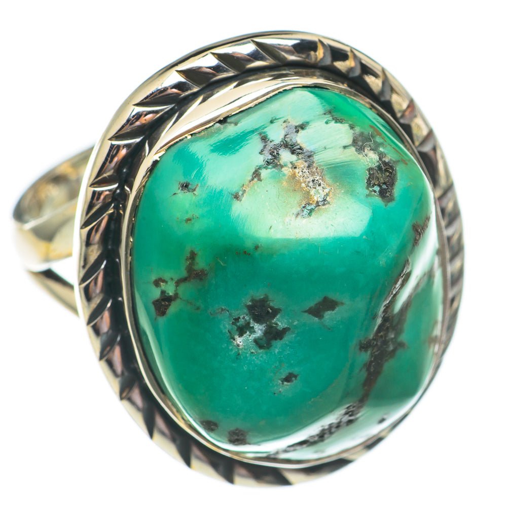Tibetan Turquoise Rings handcrafted by Ana Silver Co - RING69492