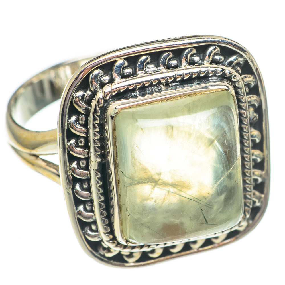 Prehnite Rings handcrafted by Ana Silver Co - RING69525