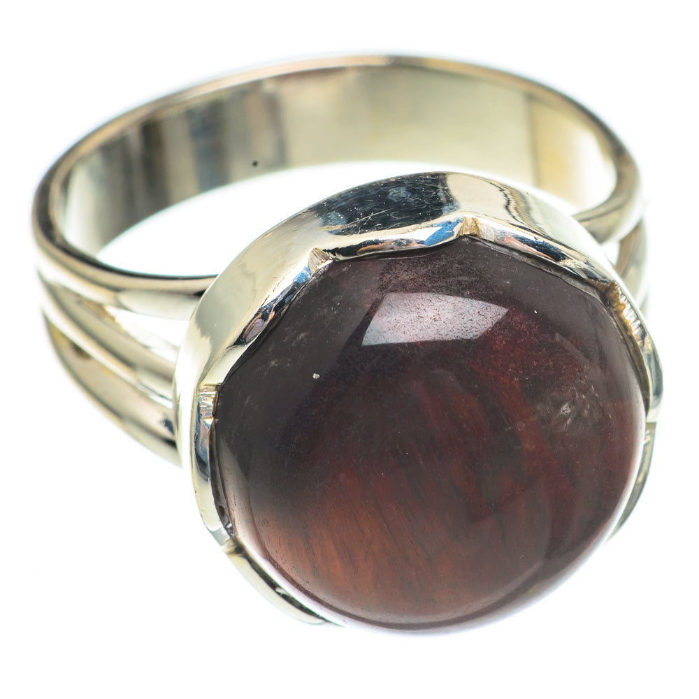 Red Tiger Eye Rings handcrafted by Ana Silver Co - RING69528