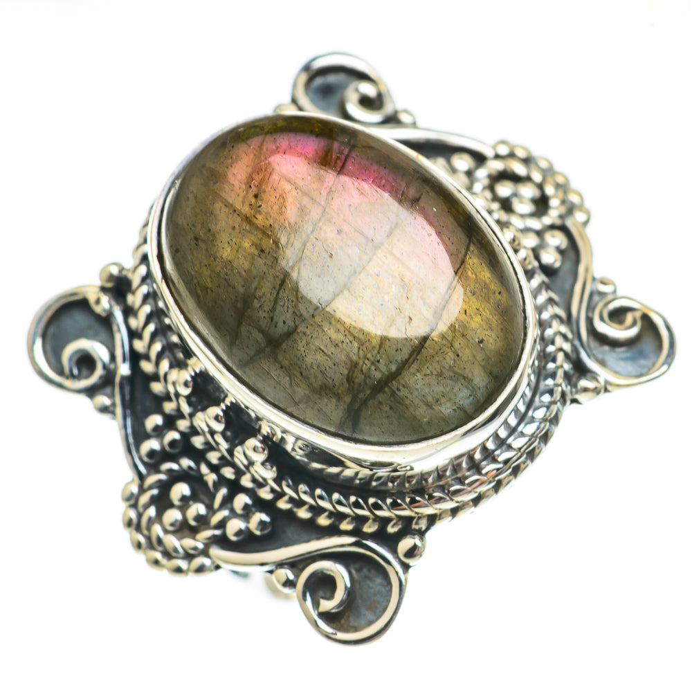 Labradorite Rings handcrafted by Ana Silver Co - RING69540
