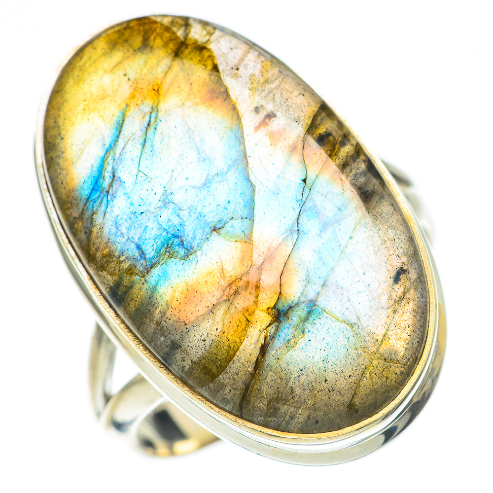 Labradorite Rings handcrafted by Ana Silver Co - RING69592