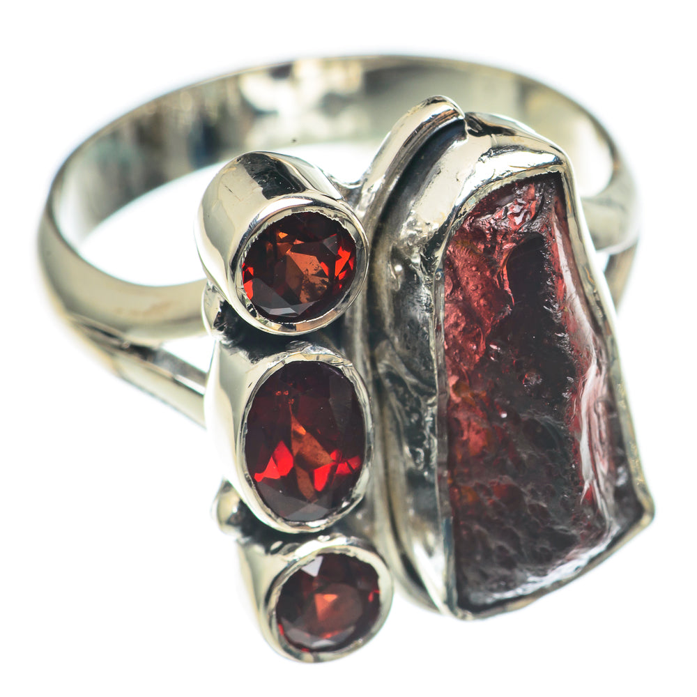 Garnet Rings handcrafted by Ana Silver Co - RING69623