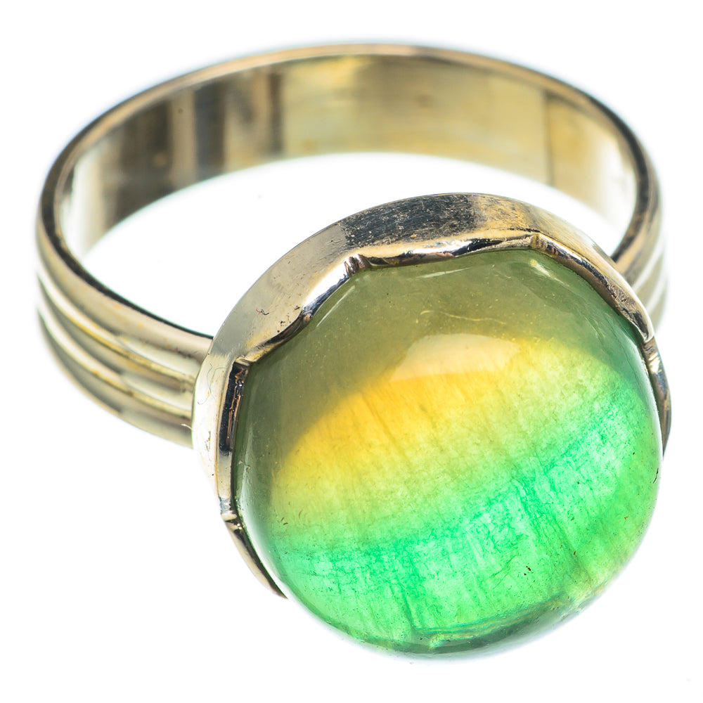Green Fluorite Rings handcrafted by Ana Silver Co - RING69683