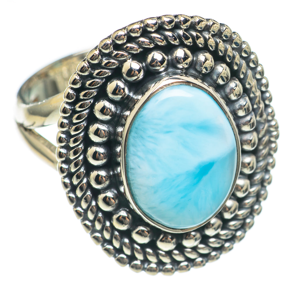 Larimar Rings handcrafted by Ana Silver Co - RING69690